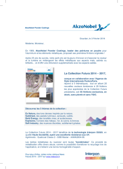 La Collection Futura 2014 &ndash; 2017,