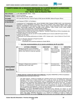 CR_Final_Reunion Mensuelle du Cluster SECAL_Mois de
