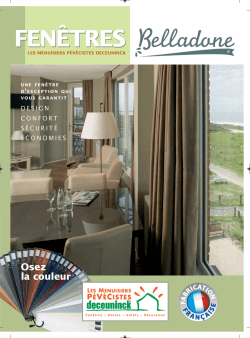 Catalogue fenetre BELLADONE janv 2014