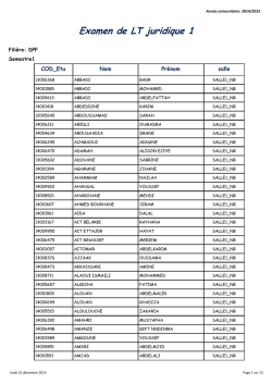 Examen de LT juridique 1