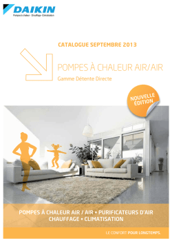 POMPES À CHALEUR AIR/AIR