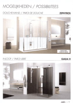 Prijslijst (Excl. BTW) Novellini Revolution douchecabine Giada H