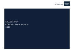 GROHE Shop in Shop 2014