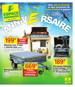 OFFERTES ! - Espace Emeraude