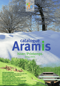 ARAMIS hiver/printemps