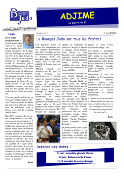 Adjime N7 - Bourges Judo