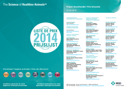 PrijSLijST - MSD Animal Health