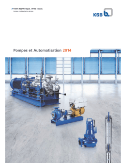 Pompes et Automatisation-data