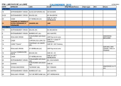 CALENDRIER 2015 - Ligue Motocycliste des Pays de la Loire