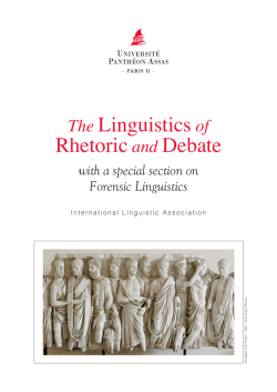 ILA Program - International Linguistic Association