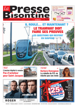 T&eacute;l&eacute;charger le PDF - La Presse Bisontine