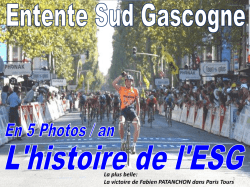ESG - Sud Gironde &ndash; CYCLISME