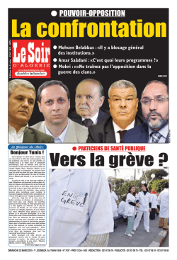 # POUVOIR-OPPOSITION