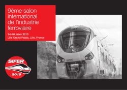 Plaquette SIFER 2015