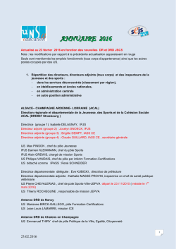 annuaire 2016