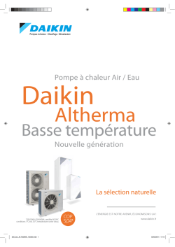Bi-bloc Basse Temp&eacute;rature Nouvelle G&eacute;n&eacute;ration