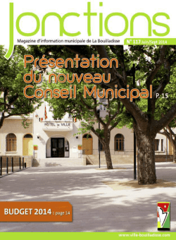 Jonctions 117 - Site officiel de La Bouilladisse
