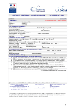 Guadeloupe dossier CT 2015