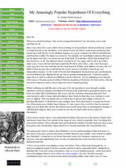 My theory (new webplus X4 version) - Adrian Kenyon