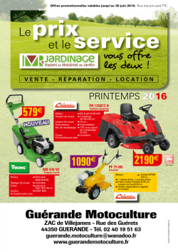 5X Paiement - Guerande motoculture