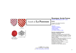 La Panouse - Racines & Histoire
