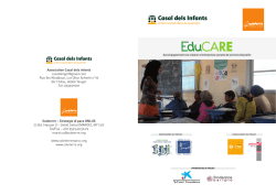 Le Depliant du Projet Educare au Maroc