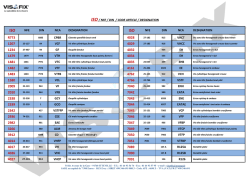 T&eacute;l&eacute;charger le tableau des normes ISO / NFE / DIN