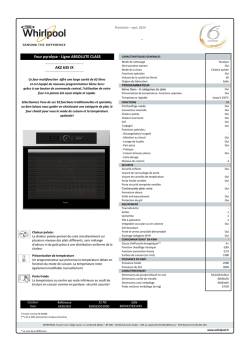 Four pyrolyse - Ligne ABSOLUTE CLASS AKZ 635 IX