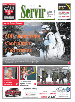 25 février 2015 - Journal Servir