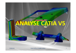 ANALYSE CATIA V5