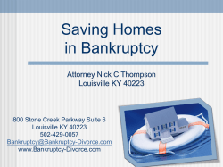 Bankruptcy Nuts & Bolts