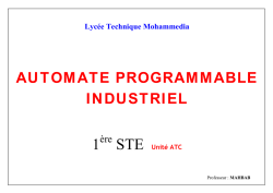 AUTOMATE PROGRAMMABLE INDUSTRIEL