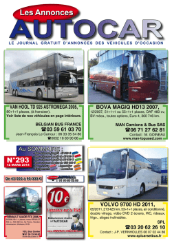 Journal n&deg; 293 - Annonces