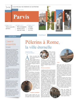 P&egrave;lerins &agrave; Rome, - Dioc&egrave;se Poitiers