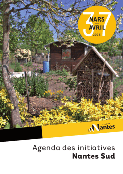 Agenda des initiatives Nantes Sud