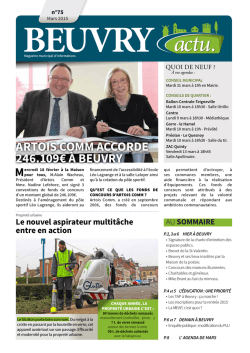 Beuvry Actu N&deg;75 - Ville de Beuvry