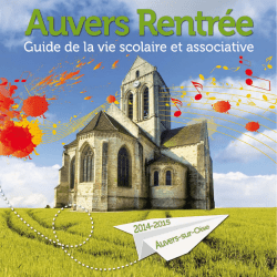 Guide de rentrée - Auvers-sur-Oise