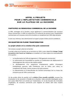 DUCHERE cahier des charges final