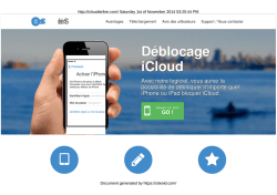 D&eacute;blocage iCloud pour iPhone et iPad (iOS 7 et 8)