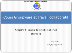 Diapositive 1 - Facult&eacute; des sciences de Gab&egrave;s