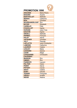 Promotions 90 à 99