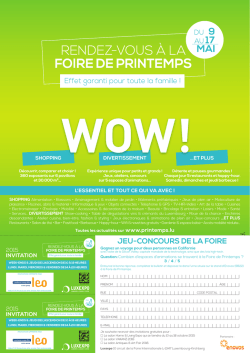 JEU-CONCOURS DE LA FOIRE