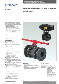 GACHOT - Pentair Valves & Controls