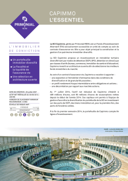 Reporting trimestriel