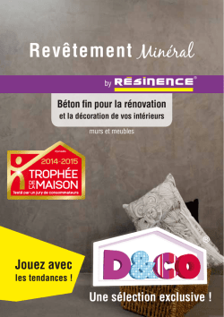 T&eacute;l&eacute;charger la plaquette publicitaire R&eacute;sinence Rev&ecirc;tement Min&eacute;ral