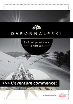 Programme - Ovronnalpski