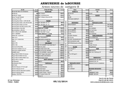ARMURERIE de laBOURSE