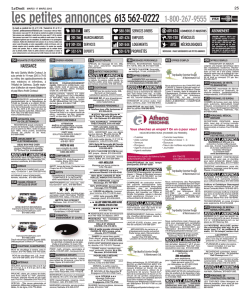 les petites annonces