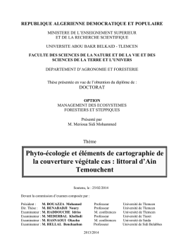 Doct- Merioua - DSpace - Universit&eacute; de Tlemcen