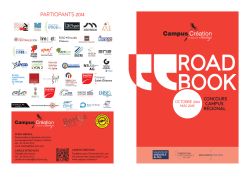 Roadbook - Campus Création